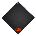 Team Golf NCAA Oklahoma State Cowboys Microfiber Golf Towel, 15x15 (Multicolor)