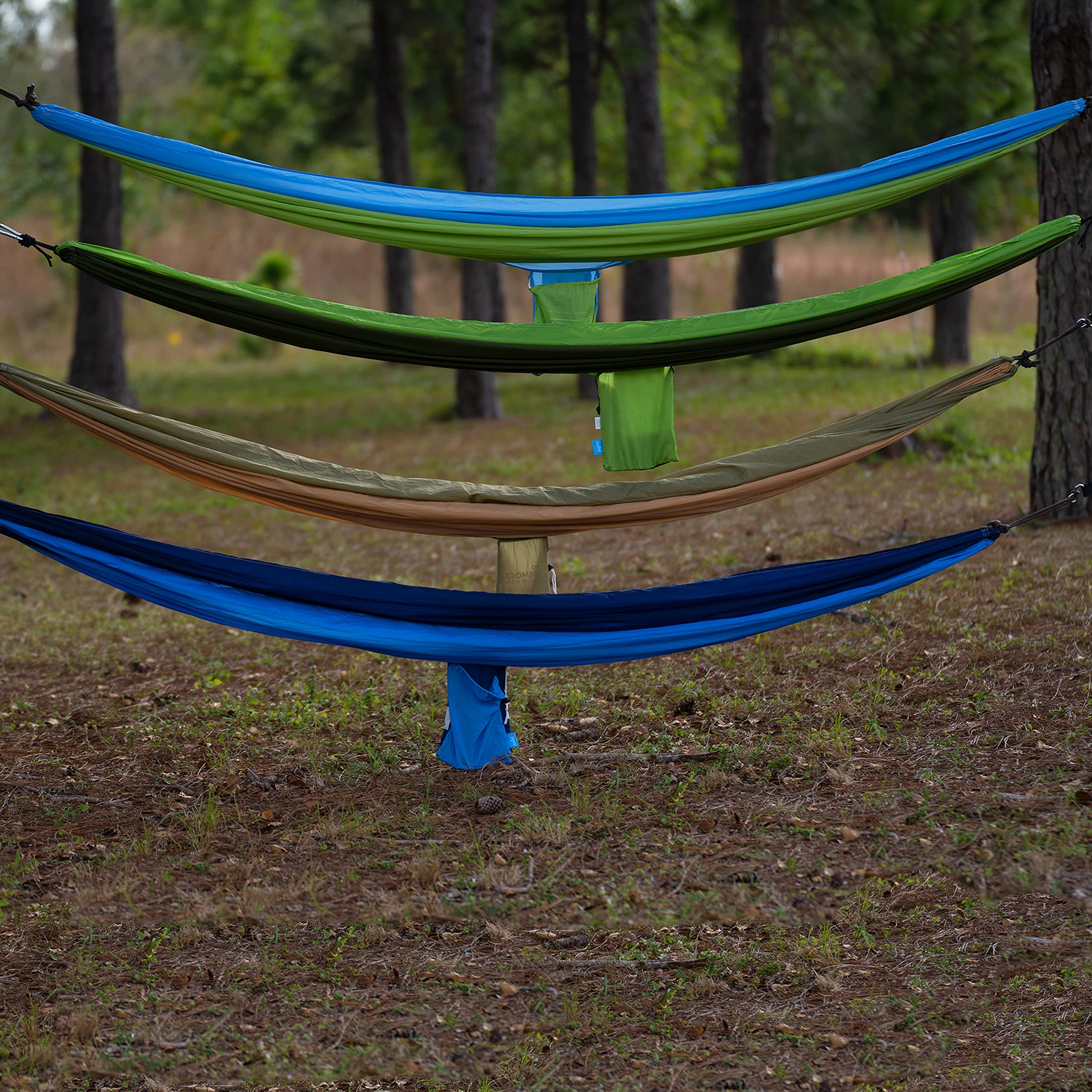 Bliss Hammocks Bh-406Pp To Go Bag Travel, Rip-Stop Polyester Dual-Color Fabric, Portable Hammock, Supports Up To 260-Pounds For