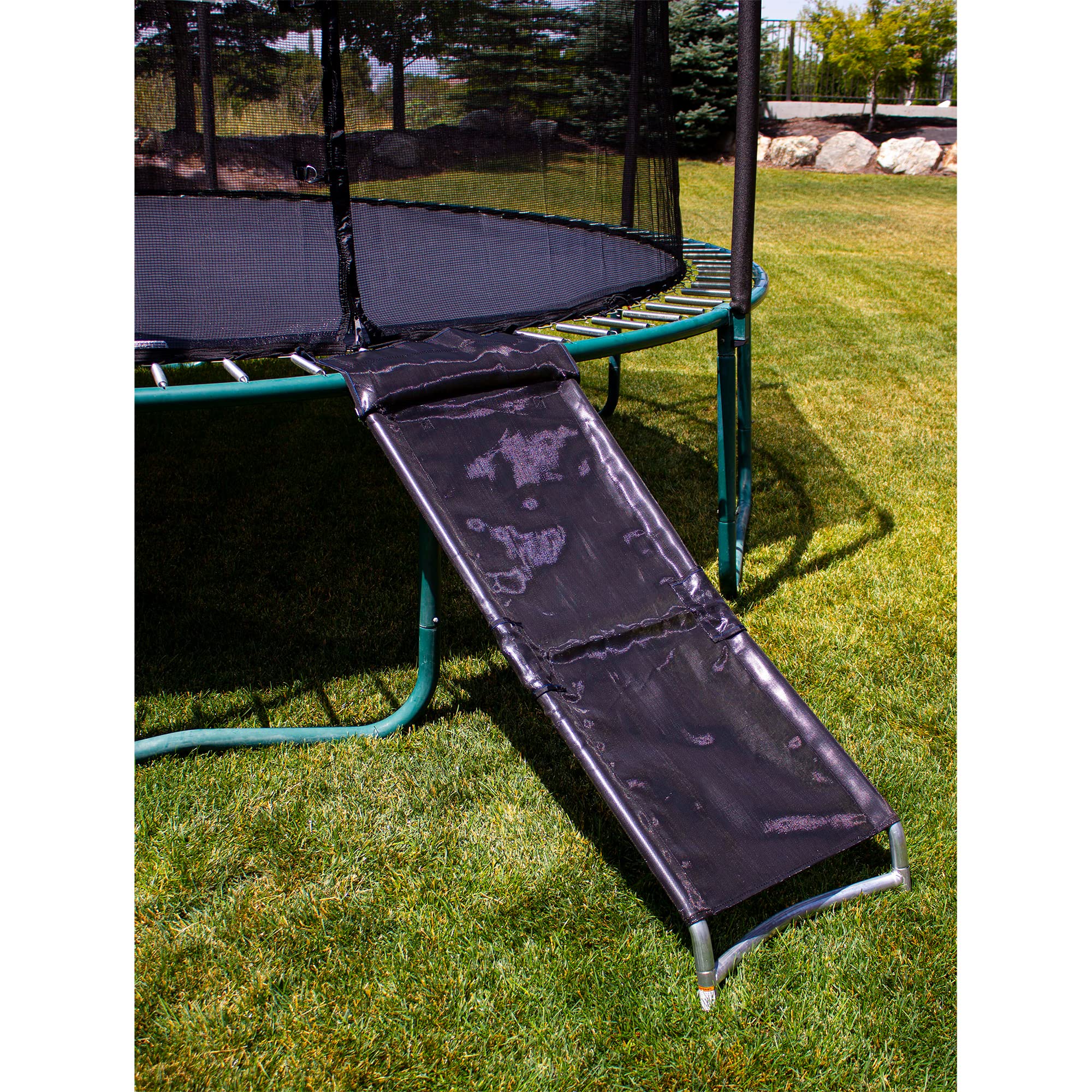 Trampoline Pro The Original Trampoline Slide And Climber Universal Trampoline Ladder Alternative Heavy Duty Steel Construction F