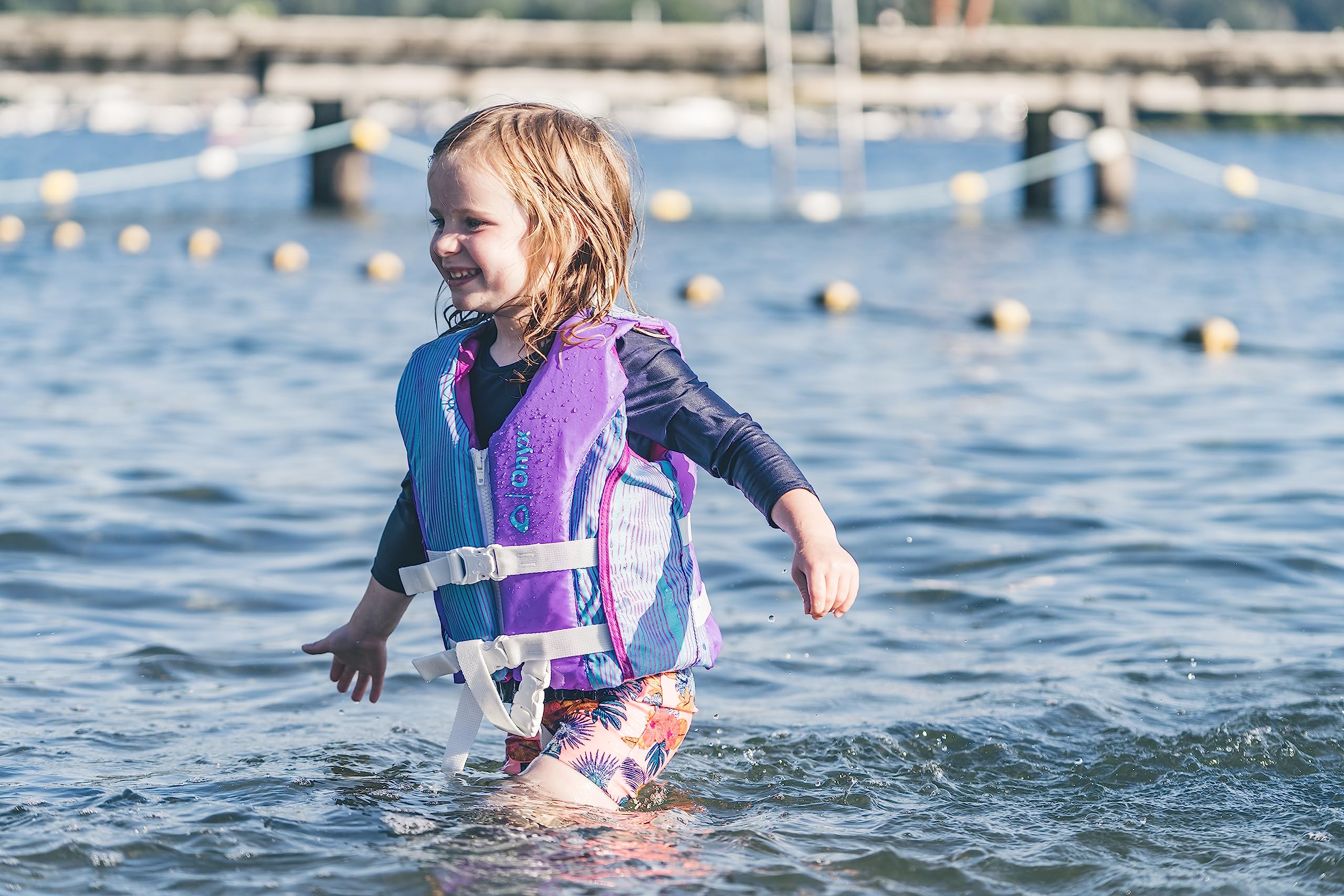 Onyx All Adventure Child Paddle & Water Sports Life Jacket, Purple