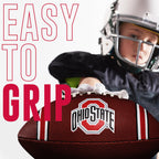 Franklin Sports Ncaa Ohio State Buckeyes Kids Youth Football - Official College Team Football With Team Logos - Junior Size Foot