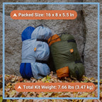 Haven Tent Xl Lay Flat Hammock Tent - Waterproof Tent & Camping Hammock With Mosquito Net - Includes Insulated Pad And Rainfly -