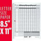 Franklin Sports Baseball + Softball Scorebook - Score Keeping Book For Stats Coaching Official Scorekeeper 25 Game
