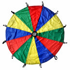 Gsi Kids Play Parachute Rainbow Parachute Toy Tent Game For Children Gymnastics Cooperative Play And Outdoor Playground Activiti
