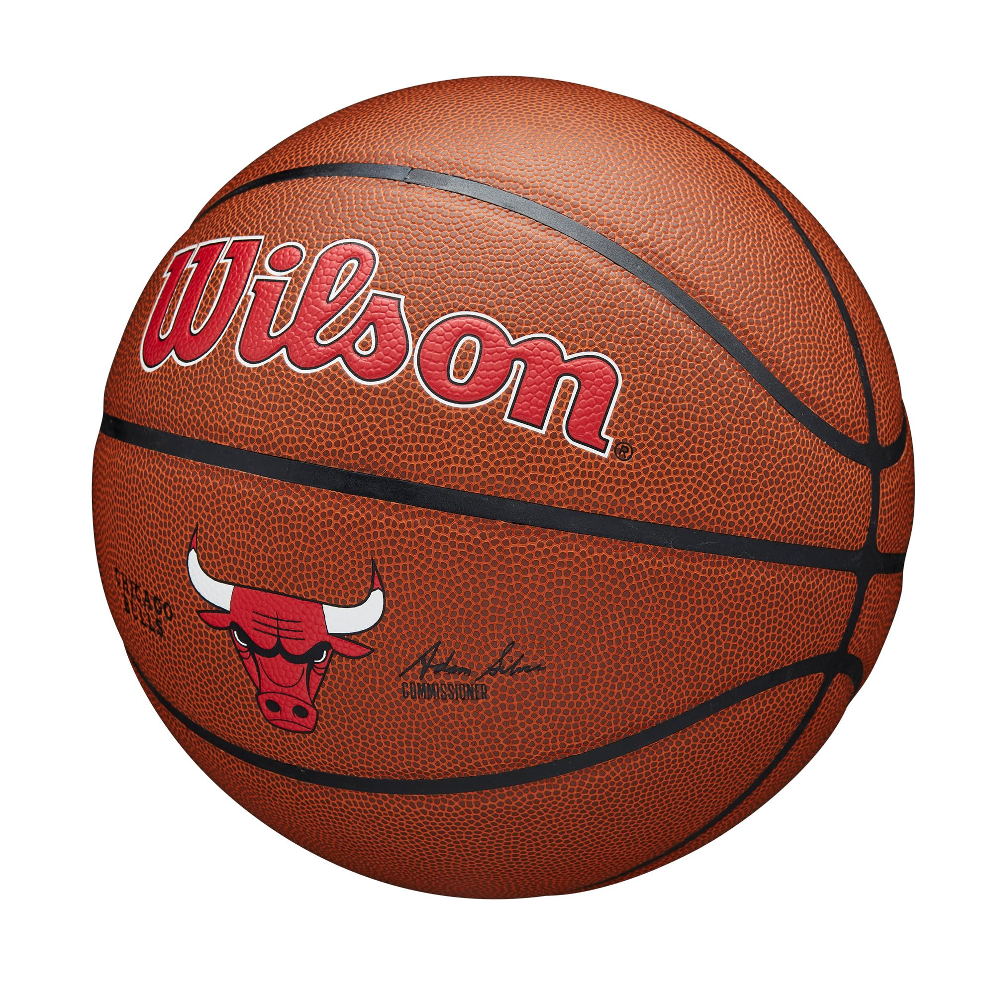Wilson Nba Team Alliance Basketball - Chicago Bulls, Size 7-29.5''
