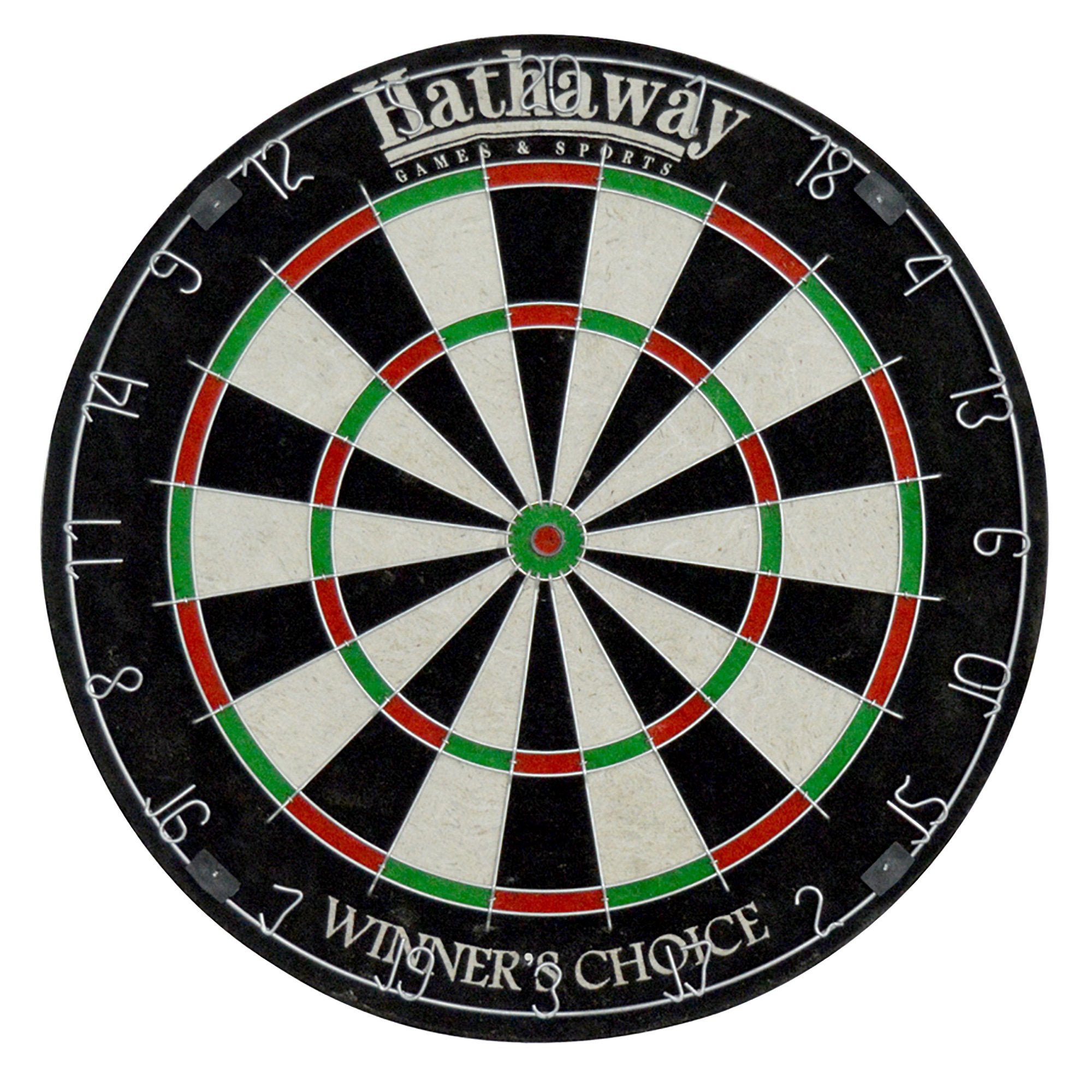 Hathaway Winners Choice 18'' Sisal Fiber Bristle Dartboard