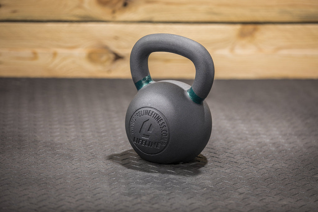 Lifeline Kettlebell Weight - 24 Kg/53 Lb , Black