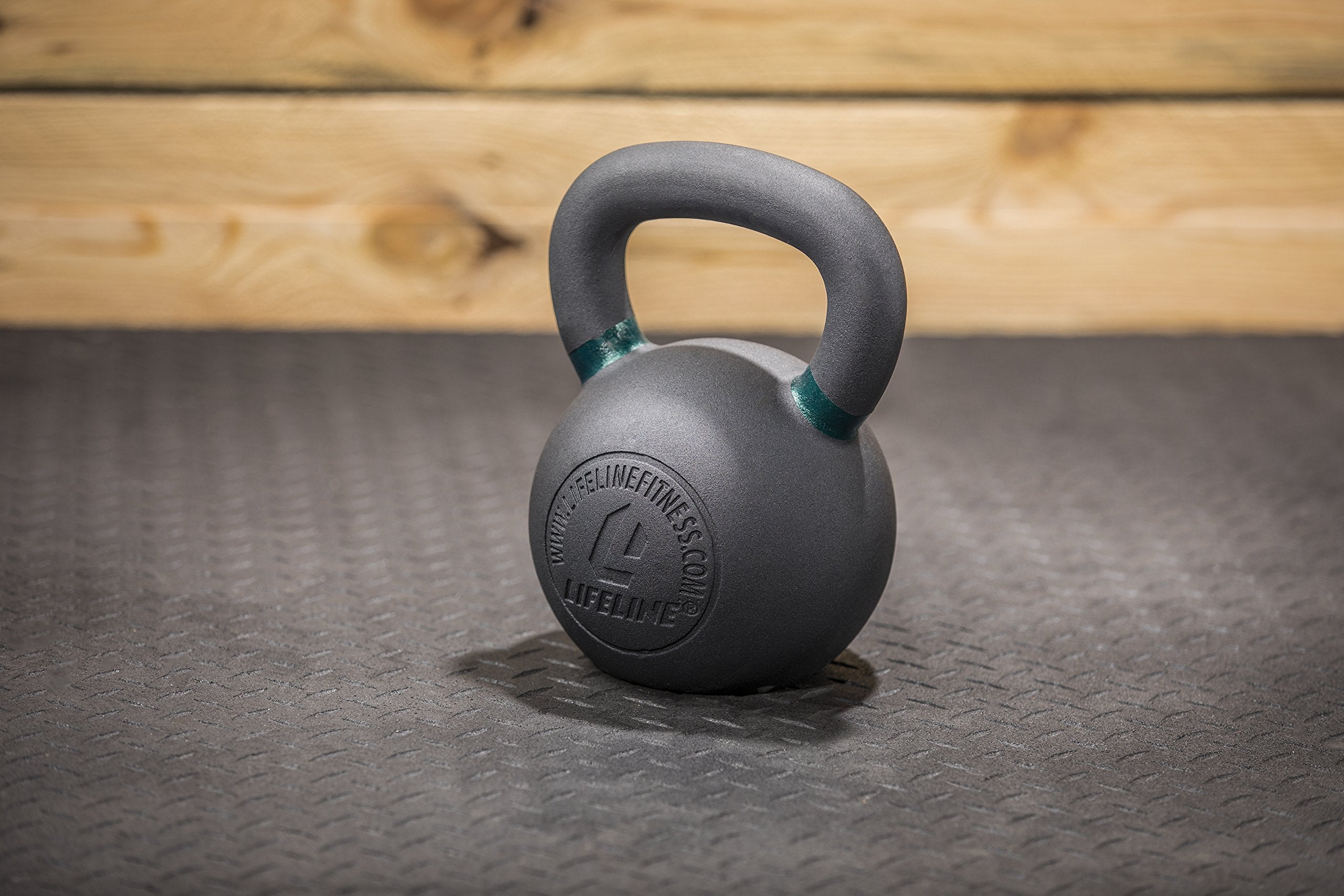 Lifeline Kettlebell Weight - 24 Kg/53 Lb , Black