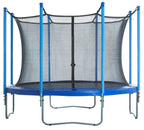 Upper Bounce Trampoline Safety Enclosure Set Including Trampoline Net, 8 Trampoline Poles (With 8 Pole Caps) Trampoline Pole Foa