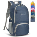 ZOMAKE Lightweight Packable Backpack 30L, Foldable Hiking Backpacks Water Resistant Compact Folding Daypack for Travel(Plaid Roy