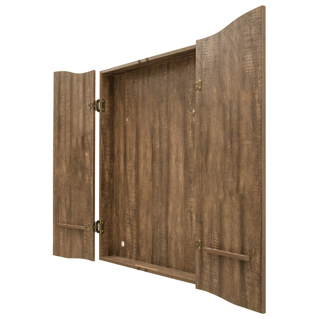 Dmi Sports Mi Sports Brown Cricketpro Dartboard Cabinet  Designed For Arachnid 15.5Cricketpro 900, 800, 750, 650 Electronic Dart