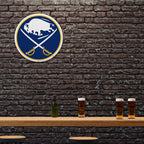 Rico Industries Nhl Buffalo Sabres Retro Shape Cut Pennant - Home And Living Room D  Cor - Soft Felt Ez To Hang