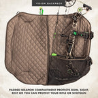 Insights Hunting By Frogg Toggs - The Vision Bow Pack, Camouflaged Backpack, Solid Elements Brown