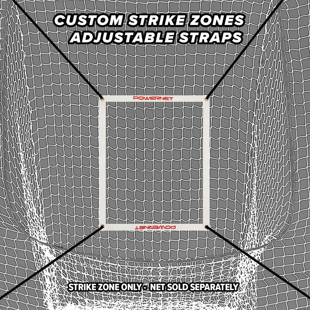 Powernet German Marquez Strike Zone Attachment For 8X8 Net | Work On Pitching Drills And Location Accuracy | Solo Or Team Pitche