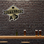 Rico Industries Ncaa Colorado Buffaloes Diamond Shape Cut Pennant - Home And Living Room D  Cor - Soft Felt Ez To Hang
