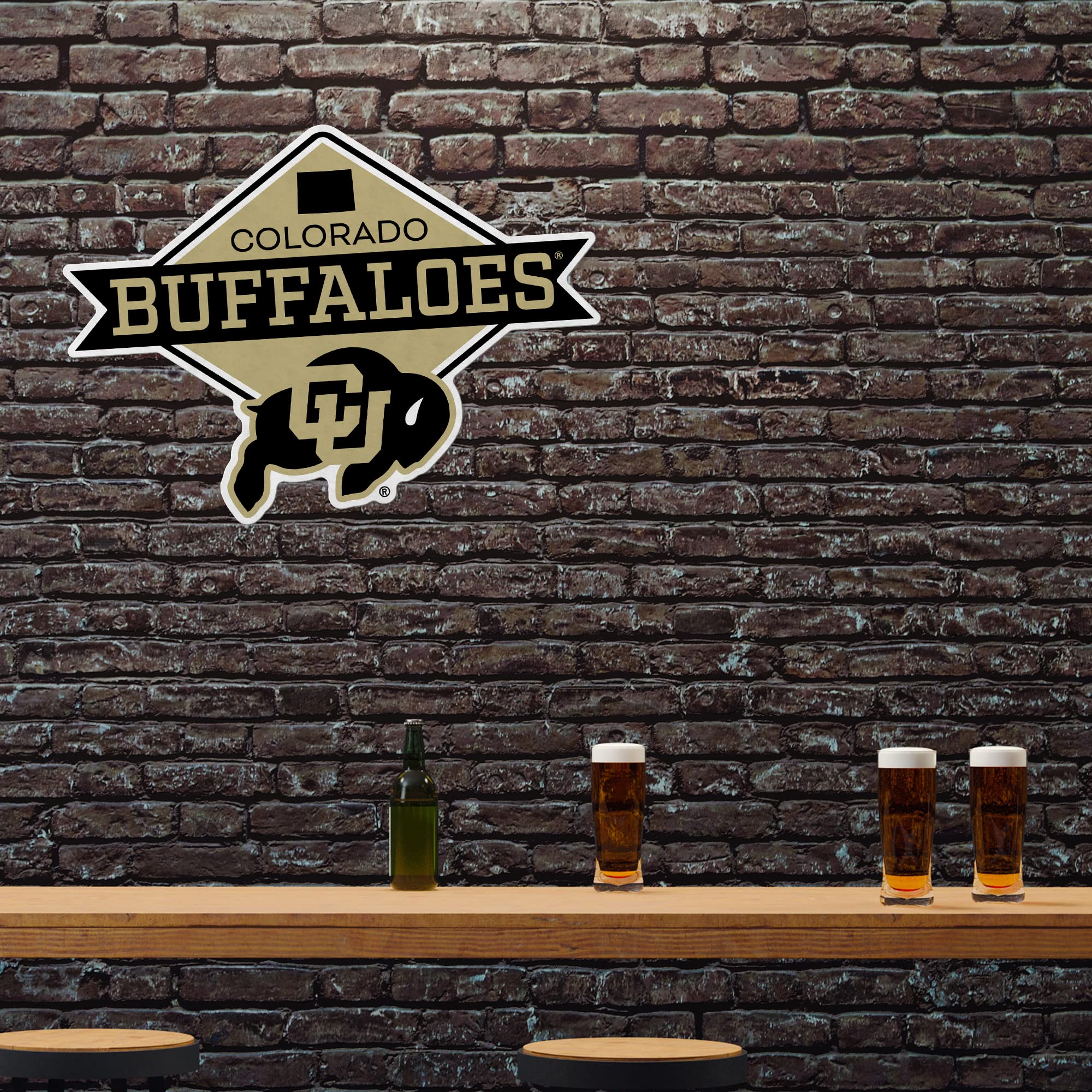 Rico Industries Ncaa Colorado Buffaloes Diamond Shape Cut Pennant - Home And Living Room D  Cor - Soft Felt Ez To Hang