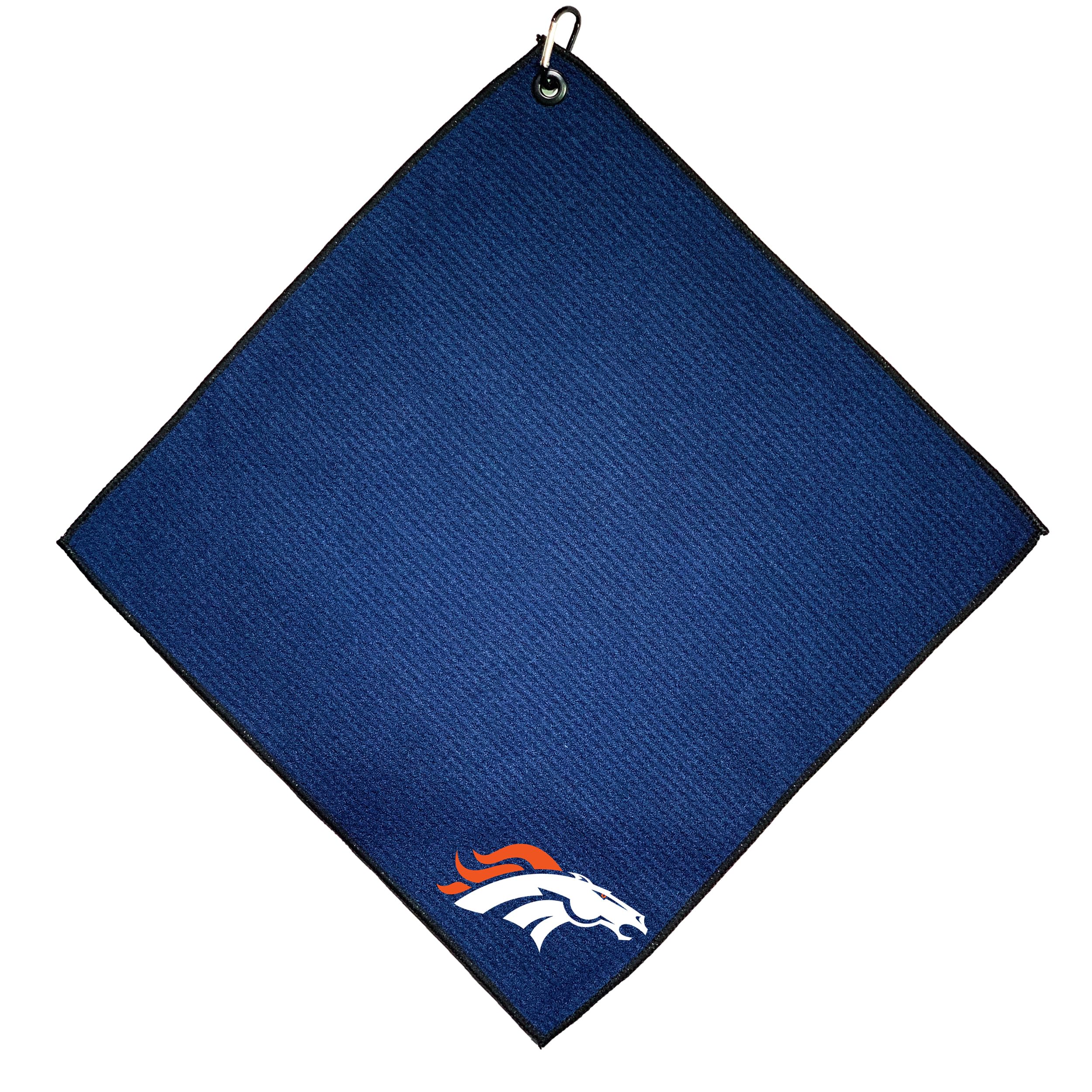 Team Golf NFL Denver Broncos Microfiber Golf Towel, 15x15 (Multicolor)