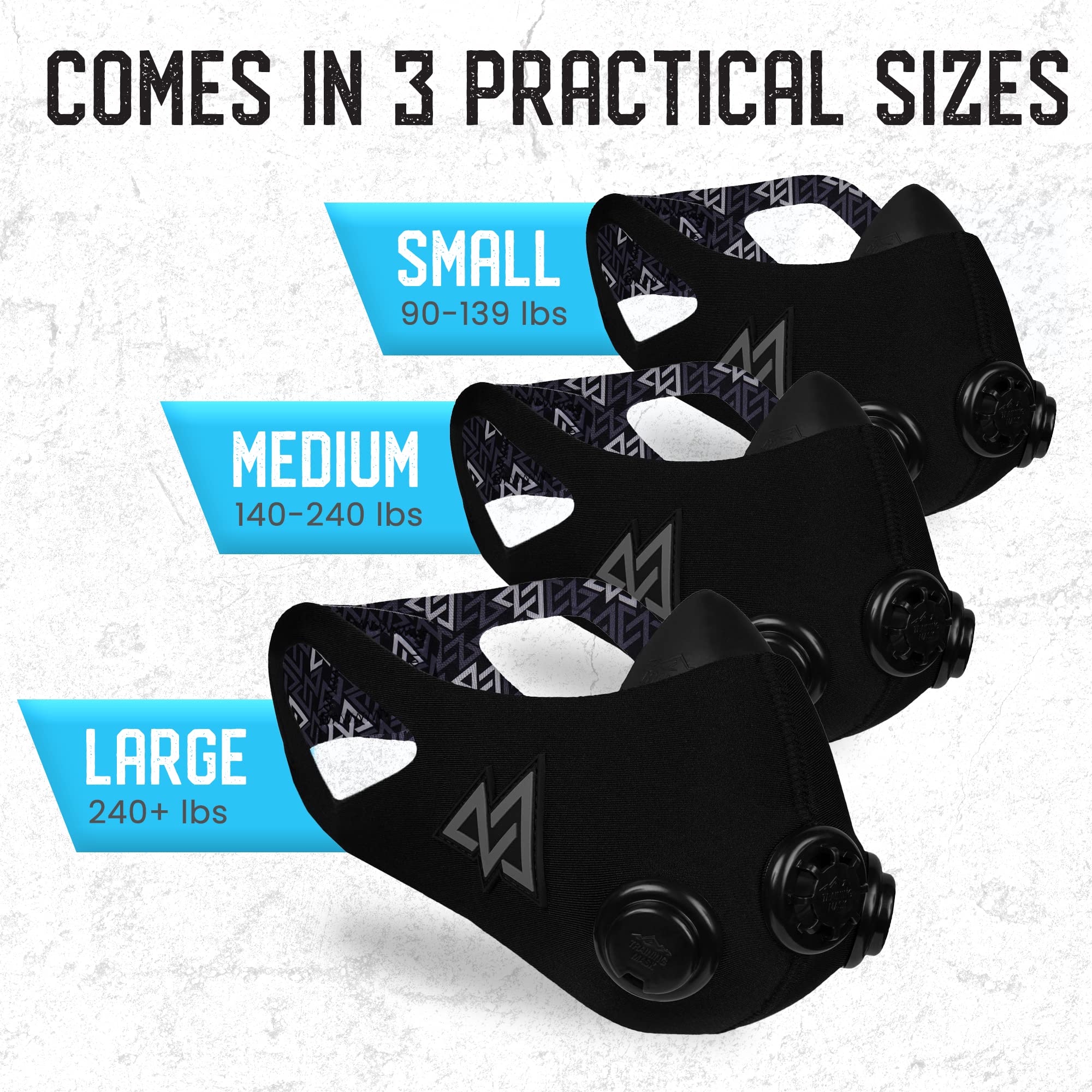 Trainingmask - 2.0 Multi Patened With Clincal Studies - Elevation Training Mask, High Altitude Workout Endurance Mask, Running M