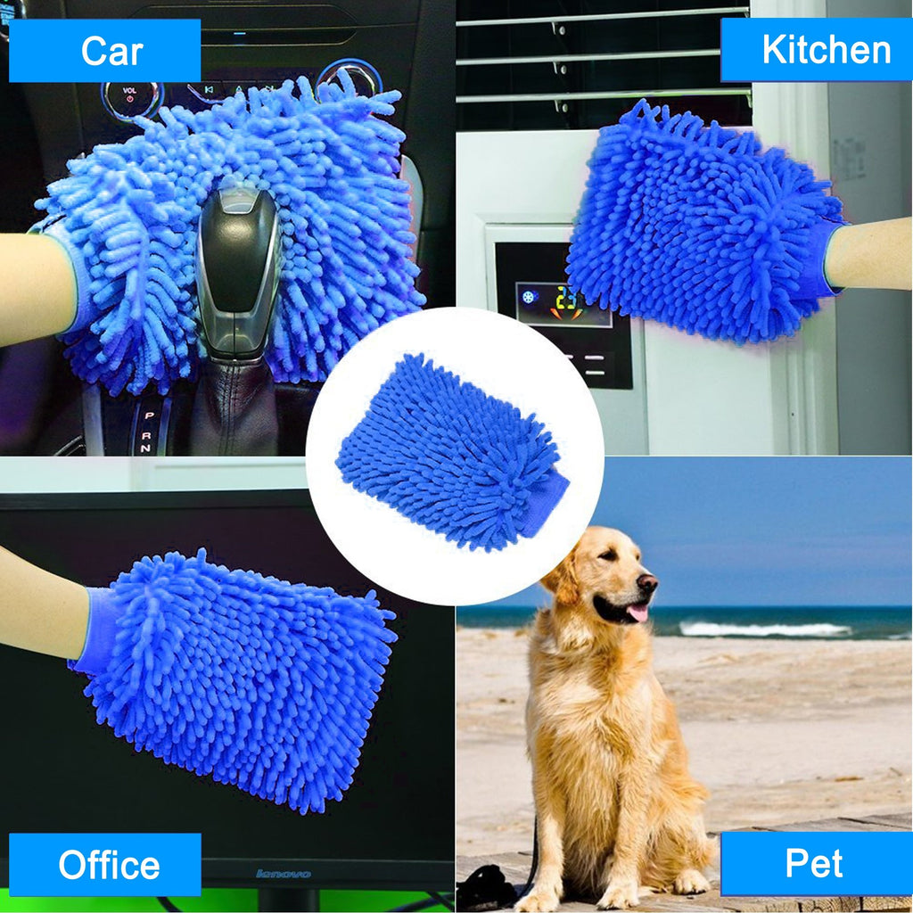 Oumers Bicycle Clean Brush Kit, 10Pcs Motorcycle Bike Chain Cleaning Tools Make Chain/Crank/Tire/Sprocket Cycling Corner Stain D