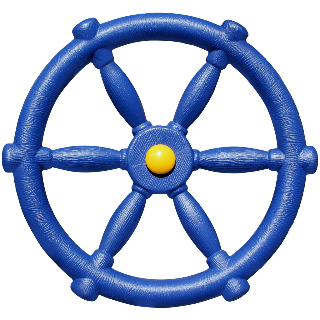 Jungle Gym Kingdom Pirate Ship Wheel For Kids - Toy Steering Wheel For Treehouse, Outdoor Playhouse, Backyard Playset Or Swing S