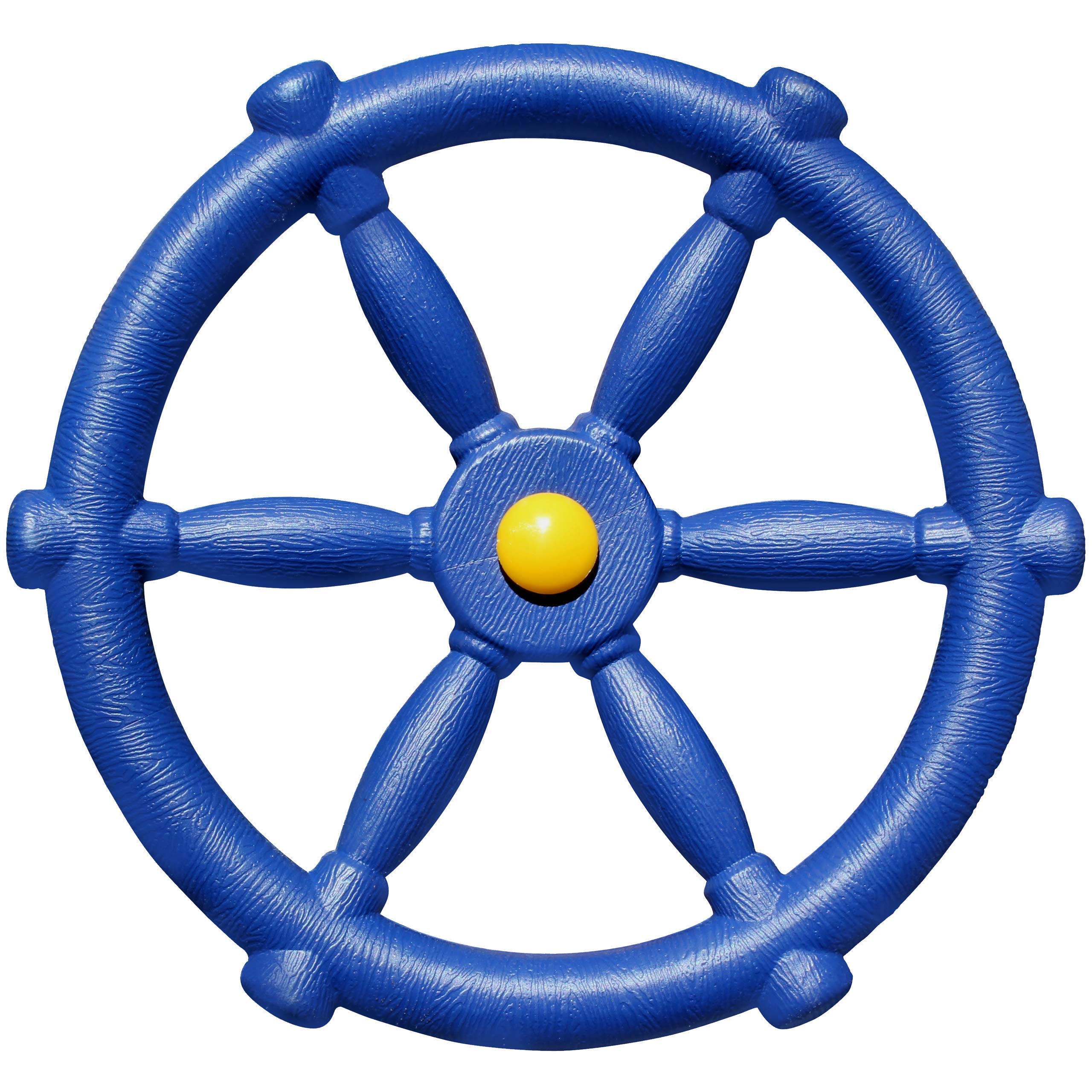 Jungle Gym Kingdom Pirate Ship Wheel For Kids - Toy Steering Wheel For Treehouse, Outdoor Playhouse, Backyard Playset Or Swing S