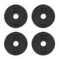 CAP Barbell Cast Iron Standard 1-Inch Weight Plate Set - Barbell Weights for Home Gym, Strength Training, and Weightlifting, 2.5