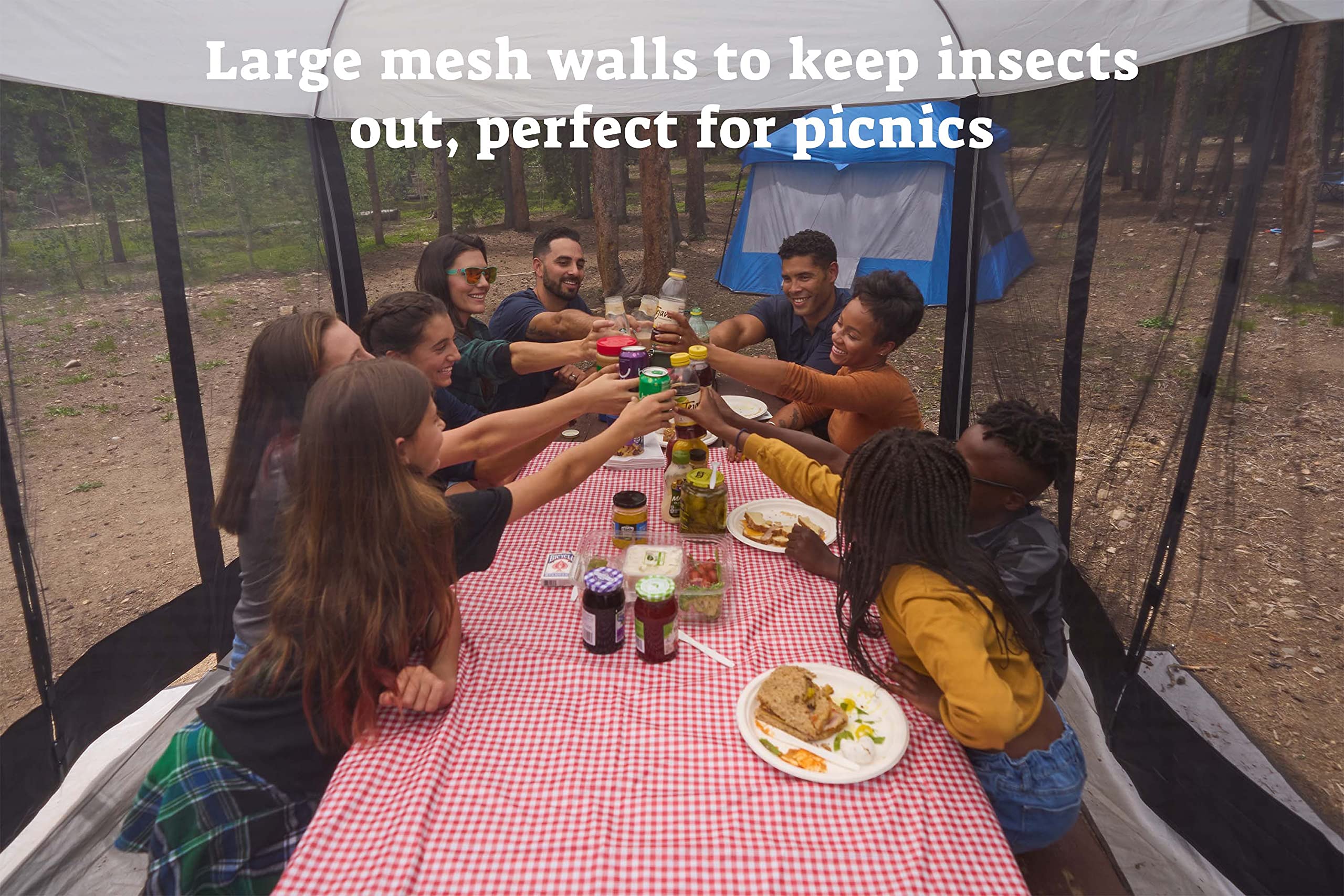 Wenzel Magnetic Screen House, Magnetic Screen Shelter For Camping, Travel, Picnics, Tailgating, And More