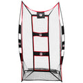 Franklin Sports Nfl Kids Football Throwing + Kicking Target Net - Youth Training Equipment - Fun For Football Toss Games + Pract