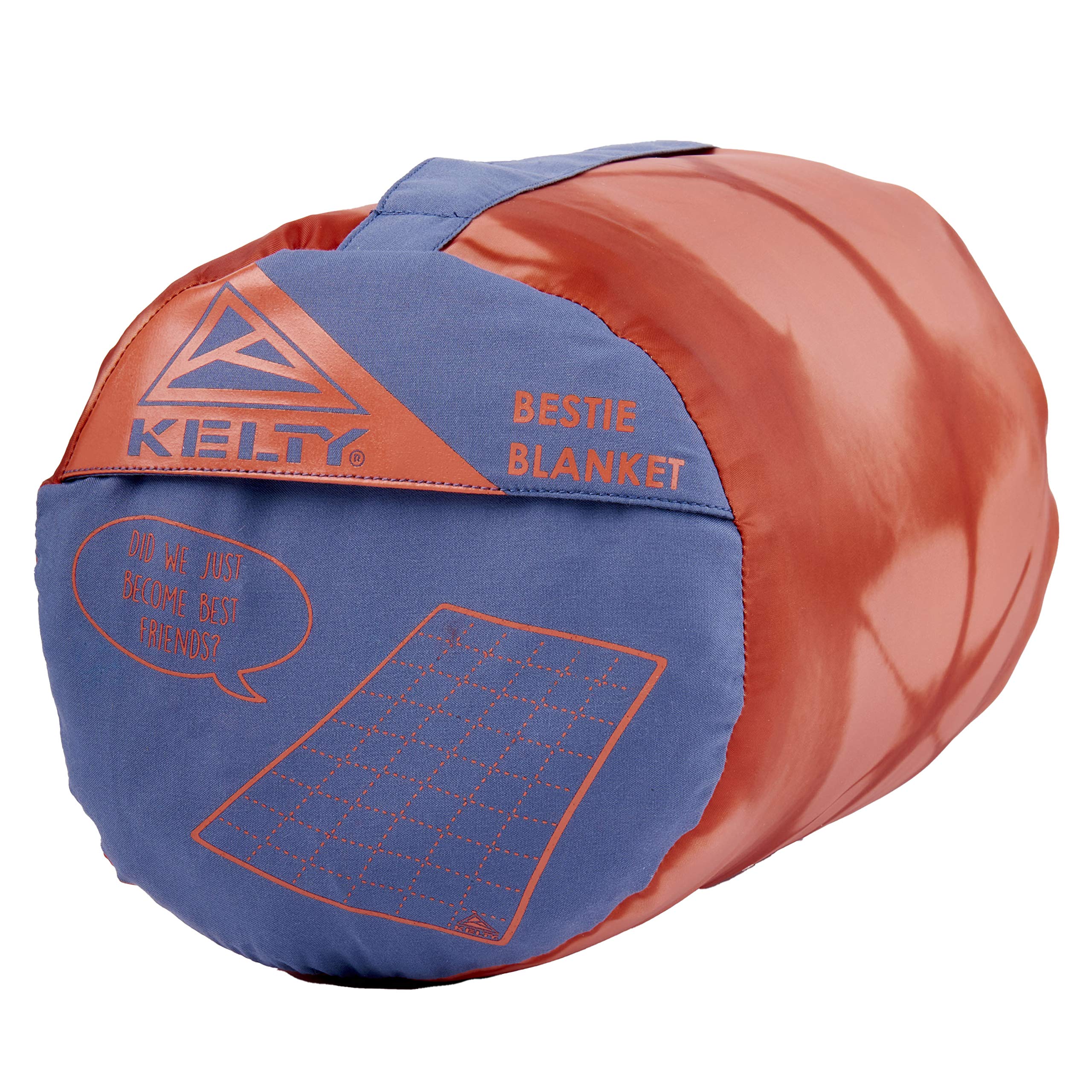 Kelty Bestie Blanket Indoor Outdoor Insulated Camping Throw + Picnic Ground Sheet, Designed In Colorado, Grisaille