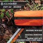 Aquaquest Survivor High Visibility Tarp - Portable Safety Shelter Or Emergency Rain Fly - Disaster Preparedness Must Haves For H