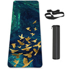 Knsbk Eco Friendly Non Slip Yoga Mat Tpe Workout Mat For Men Women Thick Workout Mat With Carrying Strap Fitness Mats For Exerci