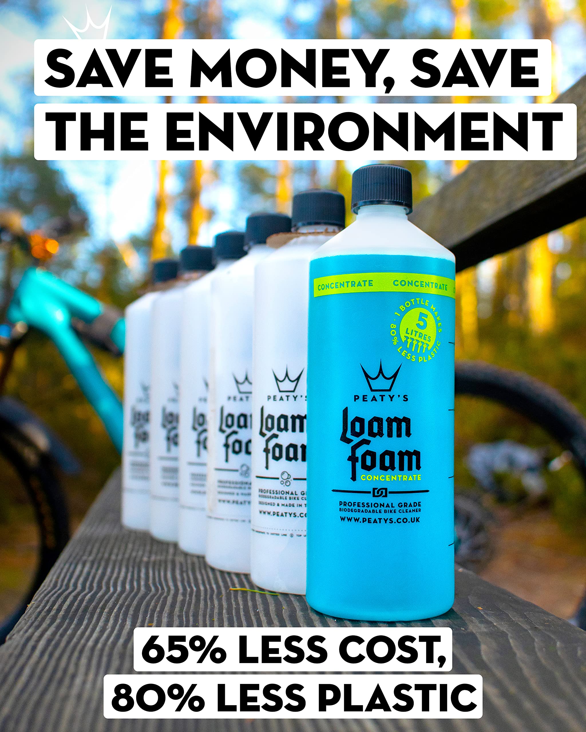 Peaty'S Loam Foam Concentrate Professional Grade Bike Cleaner, 1L/ 34 Oz.