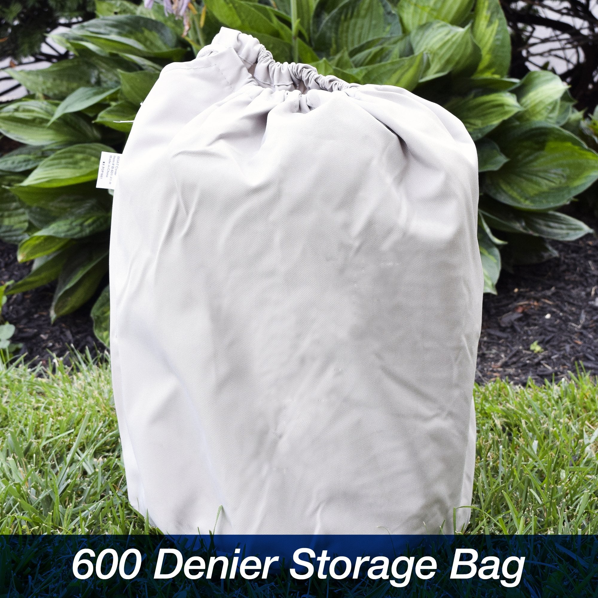 Budge B-621-X7 600 Denier Hard/T-Top Boat Cover Gray 22'-24' Long (Beam Width Up To 106'') Waterproof, Uv Resistant