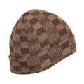 Fabseasons Acrylic Woolen Winter Skull Cap Brown