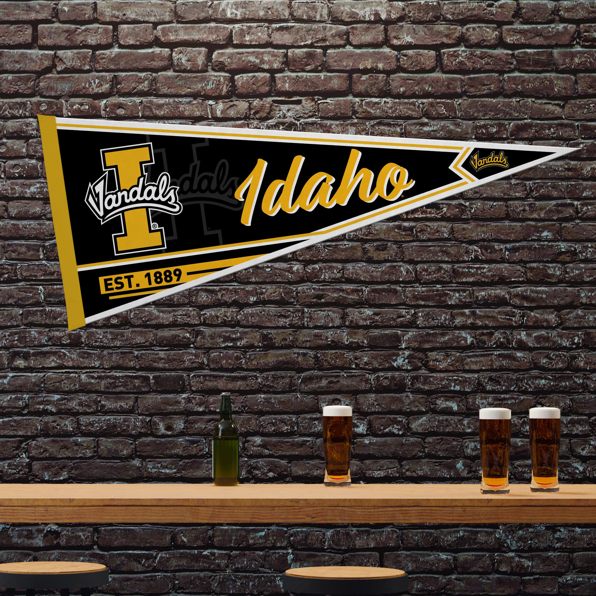 Rico Industries Ncaa Idaho Vandals Classic 12'' X 30'' Felt Wall D  Cor Pennant - Great For Home/Bed Room/Man Cave D  Cor