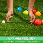 Gosports 90 Mm Soft Bocce Set Includes 8 Weighted Balls, Pallino And Case, Play Indoors Or Outdoors