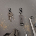 Nite Ize S-Biner Microlock Stainless Steel - S-Biner With Locking Dual Sided Gates - Keep Keys Secure With Carabiner Key Holder