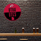 Rico Industries Ncaa Utah Utes Classic Shape Cut Pennant - Home And Living Room D  Cor - Soft Felt Ez To Hang