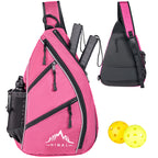 Himal Pickleball Bag-Adjustable Pickleball,Tennis,Racketball Sling Bag-Pickleball Backpack With Water Bottle Holder For Men And