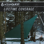 Aquaquest Guide Tarp - Ultralight Waterproof (5,000 Mm) Seam-Taped 40D Ripstop Rain Fly For Backpacking, Stealth Camping & Thru-