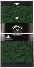 Callaway Ft Launch Zone Golf Hitting Mat With Rubber Backing Golf Putting Mat
