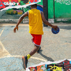AND1 Fantom Graffiti Basketball: Official Regulation Size 7 (29.5 inches) Rubber Basketball - Deep Channel Construction Streetba