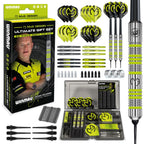 Winmau Michael Van Gerwen Mvg Softip Gift Set - 50 Piece Darts Set With 4 Sets Of Shafts, 4 Sets Of Flights Plus Accessories
