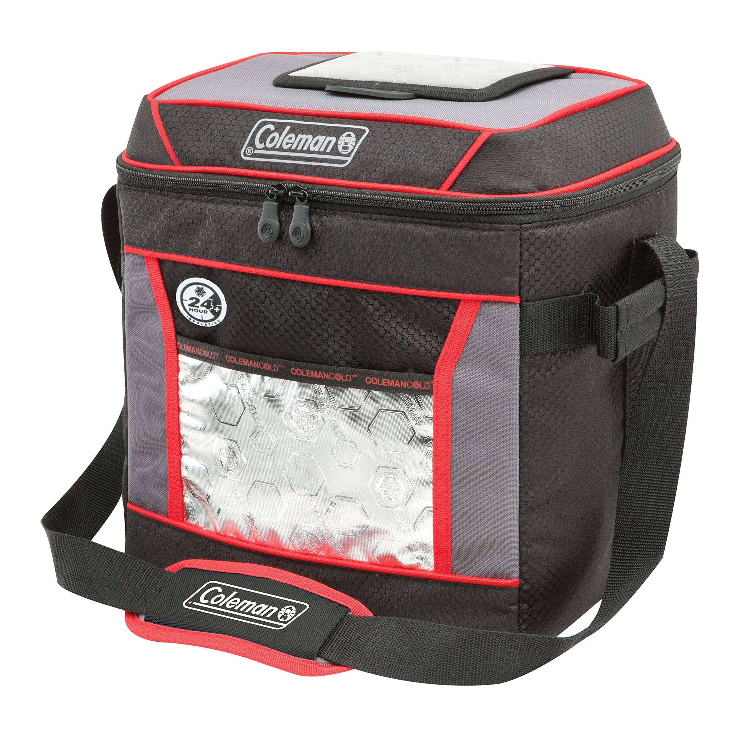 Coleman Soft Cooler Bag | Keeps Ice Up To 24 Hours | 30-Can Cooler With Adjustable Shoulder Straps | Great For Picnics, Bbqs, Ca