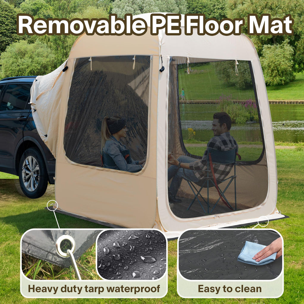 Alvantor Pop Up Screen House, 4 In 1 Outdoor Camping Tent,7'X7' Screen Room With Mosquito Netting &Waterproof Pvc, Suv Tent With