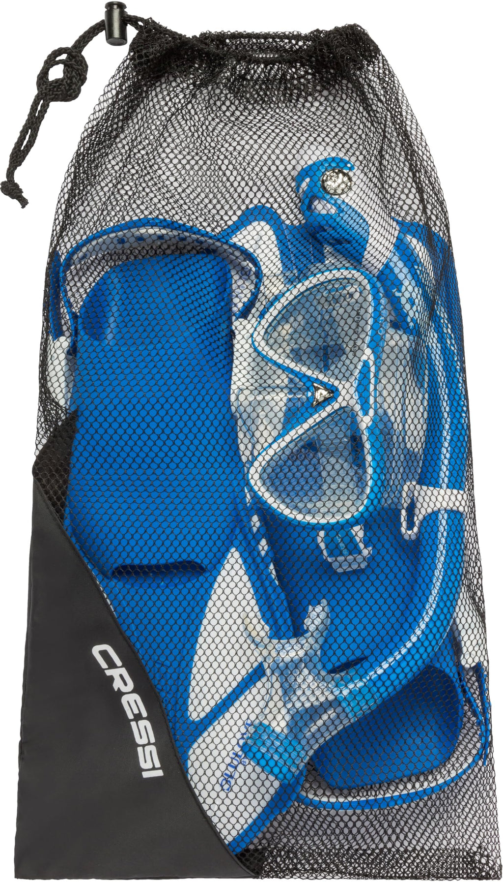 Cressi Mini Bonete Pro Dry Set, Blue/White, S/M