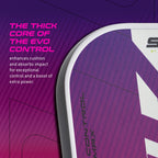 Selkirk Sport Slk Evo Control Max Pickleball Paddle | G8 Power Carbon Fiber Pickleball Paddle Face With Spinflex Surface And Rev