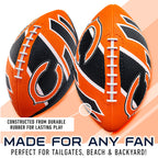 Franklin Sports NFL Chicago Bears Football - Youth Football - Mini 8.5 Rubber Ball - Perfect for Kids - Team Logos and Colors