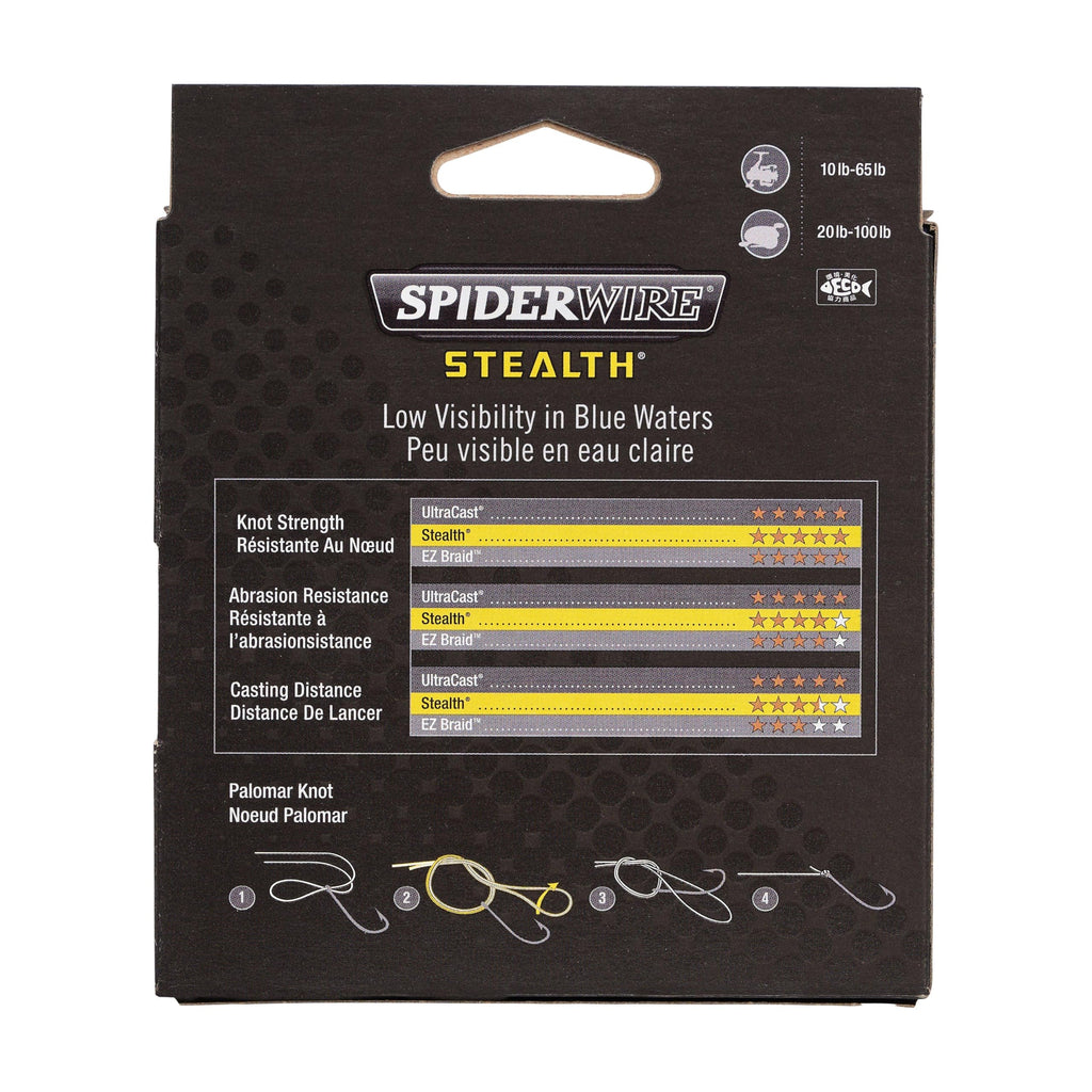 Spiderwire Stealth Superline, Blue Camo, 40Lb | 18.1Kg, 300Yd | 274M Braided Fishing Line, Suitable For Saltwater And Freshwater