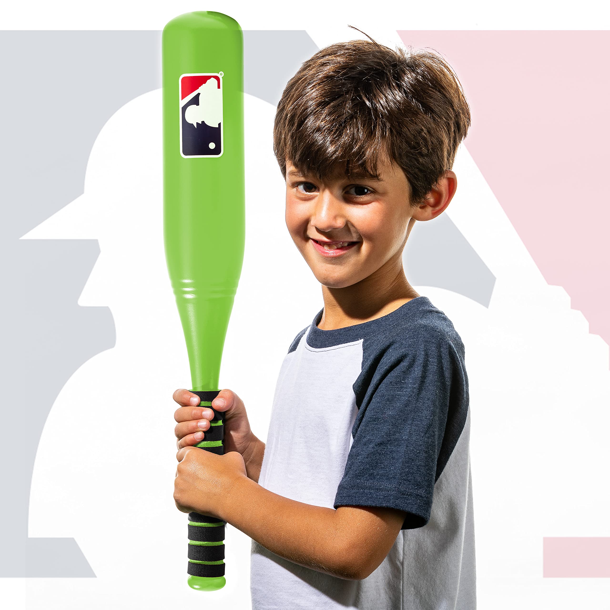 Franklin Sports Mlb Jumbo Kids Plastic Baseball Bat - Backyard Baseball Bat With Large Barrel For Kids + Toddlers - Kids Fat Pla